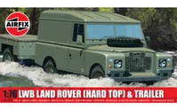 LWB Land Rover (Hard Top) & Trailer
