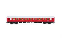 DR, set di 3 carrozze treno auto-cuccette "Berlino – Lörrach", composto da 1 x Bc + 1 x WLAB + 1 x DDm, livrea verde/rossa, ep. IV