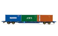 Touax, KFA Container Wagon with 3 x 20' Containers - Era 11