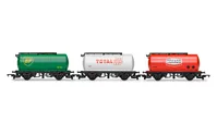 RailRoad Petrol Tankers, three pack, Various-Era 2/3