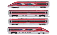 FS Trenitalia, set base di 4 unità del treno ad alta velocità "Frecciarossa 1000", livrea pubblicitaria "Le plaisir d'un voyage nouveau", ep. VI, con decoder sonoro