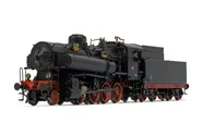 FS, steam locomotive Gr. 743 390, electric lamps, tender 2’2’ t22 with bogies, period III-IV, with DCC-sounddecoder