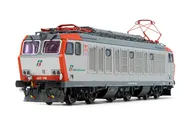 FS, locomotiva elettrica classe E.652 108, livrea argento/rossa "FS Mercitalia", ep. VI, con DCC decoder