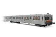 SNCF, 3-unit set of RIB 70 coaches, original livery, period IV