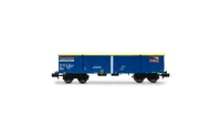 SNCF, 3-tlg. Set offener Güterwagen der Bauart Eamnos, Ep. VI