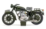 The Great Escape Triumph TR6 Trophy Motorcycle (Weathered) - 1:12 Scale