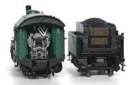 SNCB/NMBS, steam locomotive class 81, 3-dome symetrical boiler, dark green livery, period III