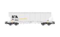 ATIR-RAIL, 2-unit set of 4-axle round-sided silo wagons, grey livery, ep. VI