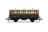 GWR, 4 Wheel Coach, 3rd Class, 1889 - Era 2/3
