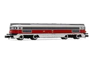 RENFE, diesel locomotive 3004T "Virgen de la Paloma", red/silver livery, period III