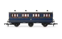 S&DJR, 6 Wheel Coach, 1st Class, 3 - Era 2