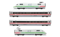 DB AG, ICE 1, Tz 155 „Rosenheim”, 4-tlg. Grundset (Lok, Dummy, je ein Wagen 1. + 2. Klasse), „Klimaschützer”