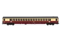 DB, set di 4 carrozze "TEE Rheingold", livrea beige/rossa, composto da 2 carrozze di 1a classe Avmz, 1 carrozza di 1a classe Apmz e 1 carrozza Club WGmh, ep. IV