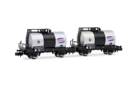 FS, 2-unit pack of 2-axle tank wagons “Total”