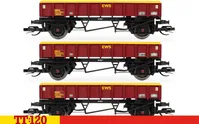 EWS (MHA) 'Coalfish' - Ballast Wagon - Triple pack