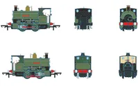 PO, Willans and Robinson, Peckett W4 Class, 0-4-0ST, 882 'Niclausse' - Era 2