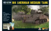 M4 Sherman Medium Tank 1:56 WWII Military Wargaming Plastic Model Kit