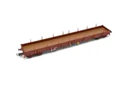 SNCF, wagon plate-forme à 4 essieux Res, ép. IV