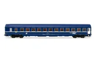 ÖBB, sleeping coach MU, "TEN" livery with blue roof, period IV-V. Suitable AC wheelsets for this item: HC6100 (10,27 x 25,20 mm)