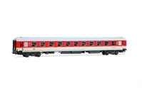 DB Nachtzug, 2-unit set of couchettes Bvcmz248, white/red livery, ep. V