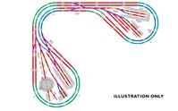 Large Corner Layout Complete Track