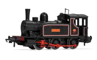 Locomotora de vapor 0-6-0 Molly, decoración negra/roja, ép. III