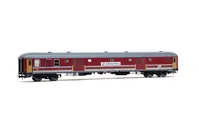 FS, luggage van UIC-X 1970 without skirts, red/grey livery, "Omnia Express"