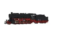 DR, steam locomotive class 58.10-40, 4-dome boiler, black/red livery, period III