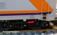 FS, 6-axle electric locomotive E.646 "Navetta", MDVC livery, silver roof, Triplex windows, side dampers, ep. V, with BLE sound decoder