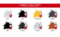Acrylic Paint and Brush Pack: Luftwffe WWII Colours