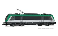 SNCF, locomotora eléctrica BB 436242, decoración plata-verde FRET con logotipo «Casquette», con decoder de sonido multiprotocolo