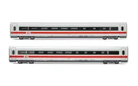 DB, set di 2 carrozze aggiuntive ICE 1 BR 401, livrea bianca/rossa, composto da 1 carrozza di 1a classe e 1 carrozza di 2a classe, ep. IV-V