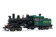 Heisler Steam locomotive, 2-Truck model, "Northern Redwood Lumber Company #4", period III, with DCC-sounddecoder