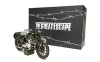 The Great Escape Triumph TR6 Trophy Motorcycle (Weathered) - 1:12 Scale