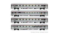 SNCF, 4-unit set of TEE "Mistral 69" coaches "Jules Verne", no. 1/2, ep. IV