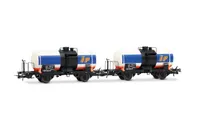 FS, 2-unit pack of 2-axle tank wagons "IP", without brakeman's cab