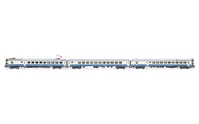 RENFE, coffret de 3 unités EMU classe 444, numéro d'immatriculation 444-011, livrée bleue/blanche, ép. V, avec décodeur sonore