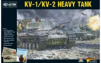 Soviet KV1/2 Heavy Tank 1:56 WWII Military Wargaming Plastic Model Kit