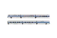 DB AG, 6-unit base set, "InterCityNight" in blue/white livery, period V