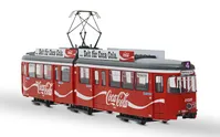 Heidelberger Straßenbahn, Typ Duewag Gt6, in "Coca-Cola"-Lackierung, Ep. IV-V
