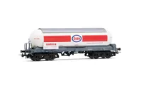 RENFE, 2-unit pack of ammonia tank wagon, "ESSO-Saltra" original livery