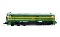 ALSA, diesel locomotive 2150, green-yellow livery, ep. VI