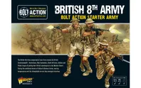 British 8th Army Western Desert Starter Army Pack 1:56 WWII Military Wargaming Plastic Model Kits