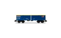 SNCF, 3-tlg. Set offener Güterwagen der Bauart Eamnos, Ep. VI