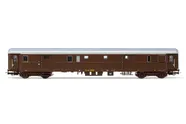 FS, luggage/mail van type ‘49 DUz 93.100, castano livery, bogies type 27, period III