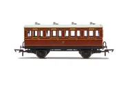 LB&SCR, 4 Wheel Coach, 1st Class, Fitted Lights, 474 - Era 2