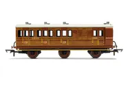 LNER, 6 Wheel Coach, Brake 3rd Class, Fitted Lights, 4589 - Era 3