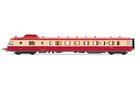 SNCF, autorail diesel RGP I avec remorque, livrée TEE rouge/beige, ép. III, avec décodeur sonore