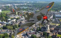 Supermarine Spitfire T9 - PV202 - Aerial Collective - Duxford Airfield