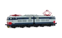 FS, schwere sechsachsige Elektrolokomotive der Reihe E.656, 2. Serie in Originalfarbgebung, mit Regenrinne, Ep. IV, mit DCC-Sounddecoder
